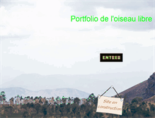Tablet Screenshot of portfolio.oiseau-libre.net
